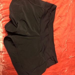 Size 6 Lulu running shorts - black